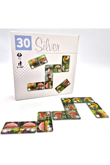 Domino grzyby Silver ALEX