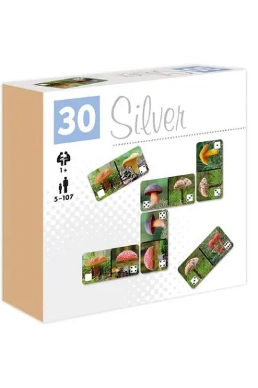 Domino grzyby Silver ALEX