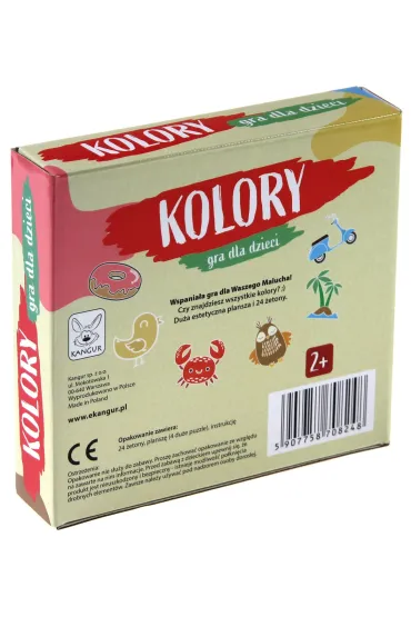 Kolory gra dla dzieci Kangur