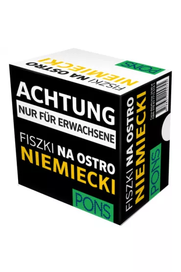 Fiszki 333. Niemiecki na ostro