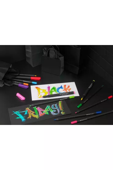 Faber-Castell Pisaki p�dzelkowe Black Edition 20 szt.