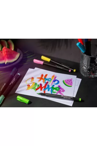 Faber-Castell Pisaki p�dzelkowe Black Edition 20 szt.