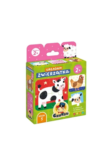 Puzzle CzuCzu Uk�adam Zwierz�tka dla dzieci 2 Bright Junior Media