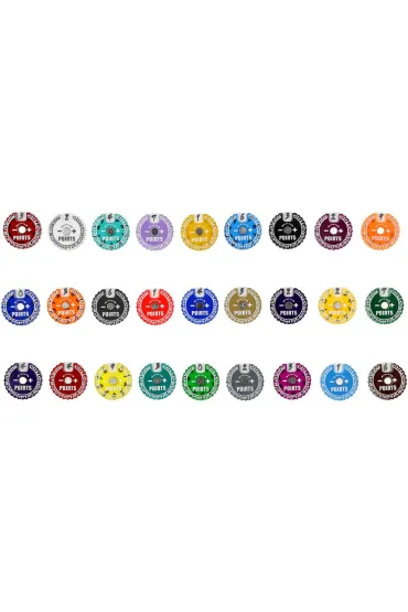 Epic Loot Box Trackers Counters Range 0-9 20mm Random Colours