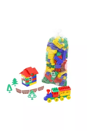 Polesie 36124 Klocki Budowniczy (181 elem. w worku )
