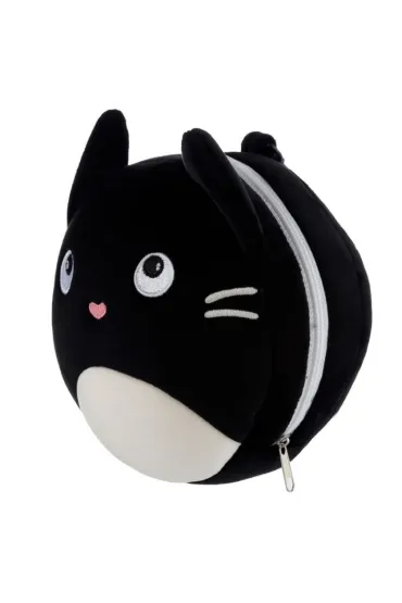 Puckator Pluszowa poduszka podr�na z opask� na oczy Relaxeazzz - Kot Feline Fine