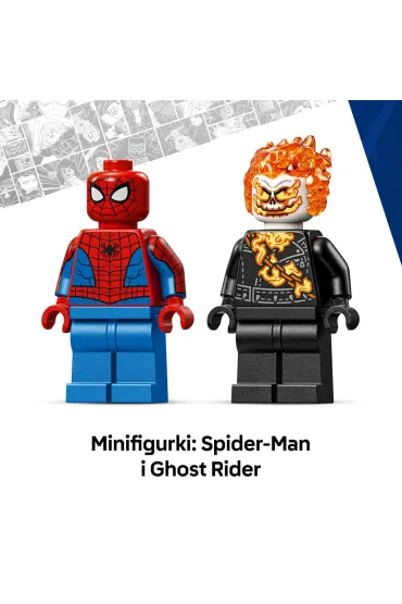 LEGO Super Heroes Spider-Man kontra Ghost Rider na motocyklu 76335