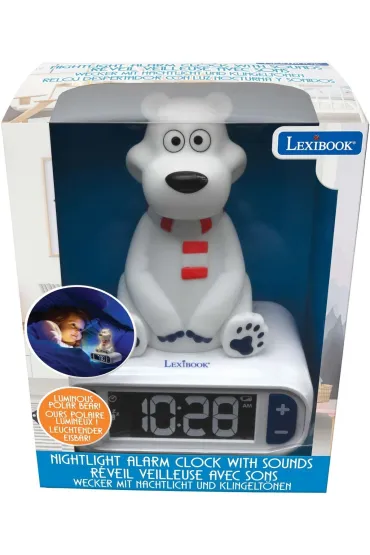 Lampka nocna budzik cyfrowy Lexibook RL800PB