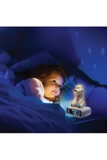 Lampka nocna budzik cyfrowy Lexibook RL800PB