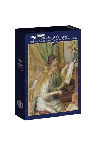 Puzzle 1000 el. Dwie kobiety przy fortepianie Renoir Bluebird Puzzle