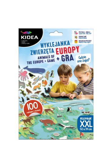 ZEST KREAT WYKLEJ ZWIERZETA EUROPY GRA KIDEA PUD Derform
