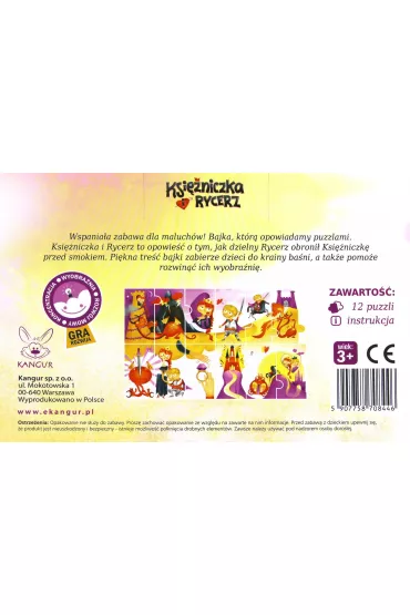 Puzzle Puzzlobajka Ksi�niczka i Rycerz Kangur
