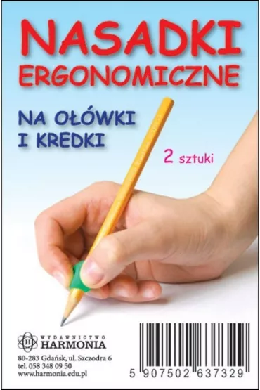 Harmonia Nasadki ergonomiczne na o��wek i kredki 2 szt.