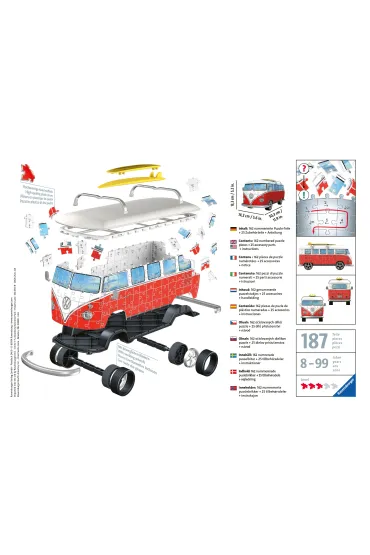 Puzzle 3D 163 el. Bus T1 VW Ravensburger