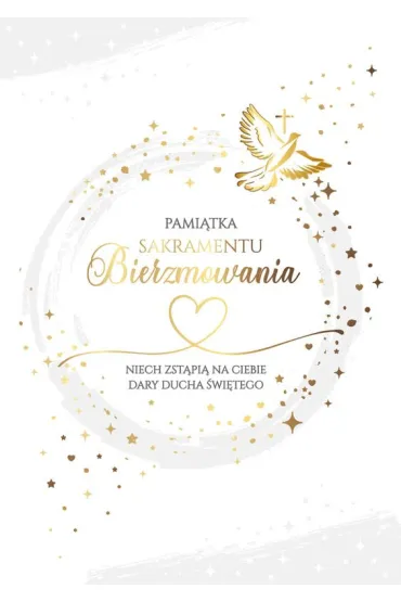 Kukartka Karnet B6 PR-240 Bierzmowanie