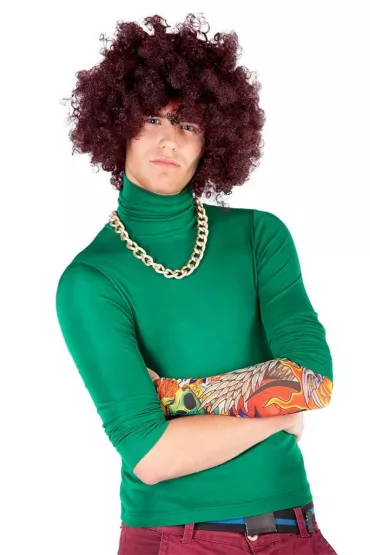 Peruka afro XXL br�zowa