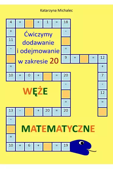 eBook �wiczymy dodawanie i odejmowanie w zakresie 20 pdf - Katarzyna Michalec