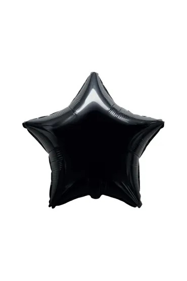 Balon foliowy Gwiazda czarna 45cm