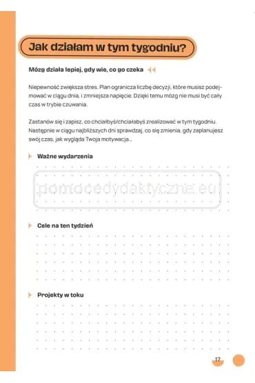 Mam plan 12-tygodniowy dziennik planowania i budowania nawyk�w dla m�odzie�y - Agnieszka Bala