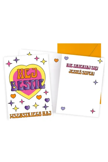 Kukartka Karnet PR Urodziny - Hej Bestie PR-591