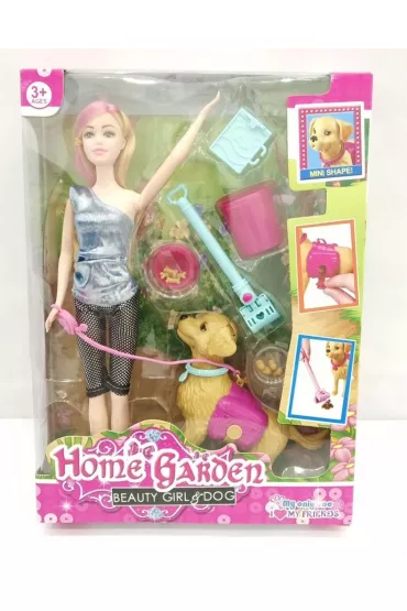 Lalka 30cm z pieskiem do nauki sprz�tania Icom Polska