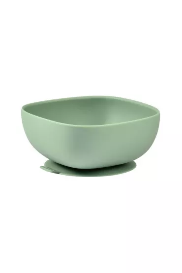 Beaba Silikonowa miseczka z przyssawk sage green 240 ml
