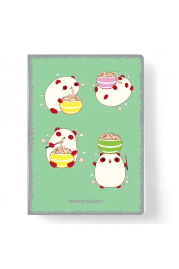 Narcissus Zeszyt A5 32k.w kratk� PP Kawaii 1szt.mix