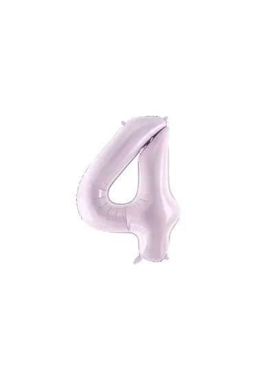 PartyDeco Balon foliowy 4 fioletowy 72cm