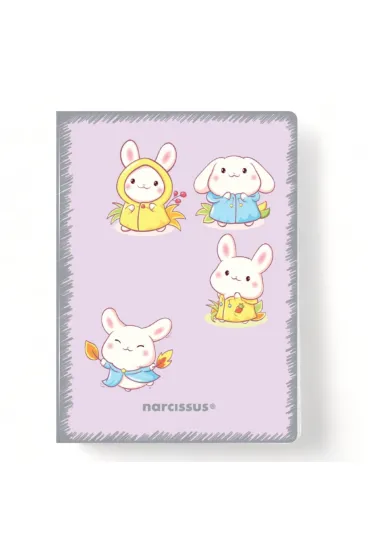 Narcissus Zeszyt A6 40k. kratka PP Kawaii 60g