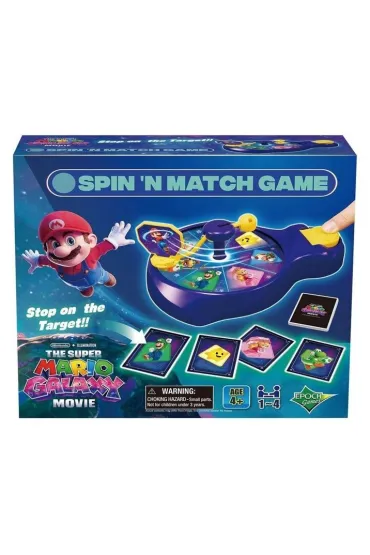 Super Mario Galaxy Movie Spin'n Match Game Epoch
