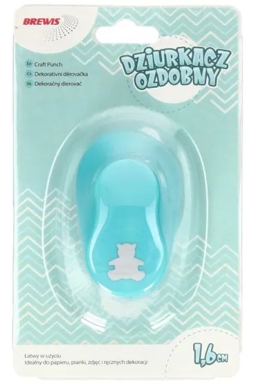 Brewis Dziurkacz ozdobny - Mi� 1,6cm MIX
