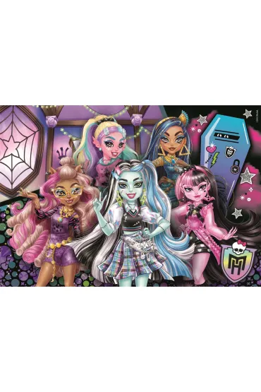 Puzzle 104 el. SuperColor. Monster High Clementoni