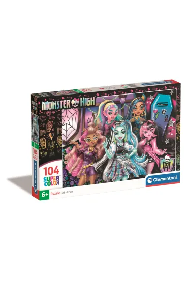 Puzzle 104 el. SuperColor. Monster High Clementoni