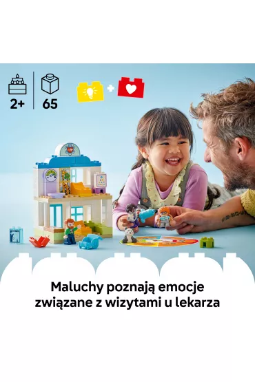 LEGO DUPLO Town Pierwszy raz: Wizyta u lekarza 10449