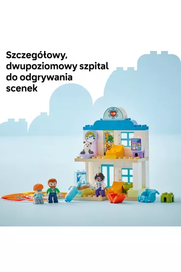 LEGO DUPLO Town Pierwszy raz: Wizyta u lekarza 10449