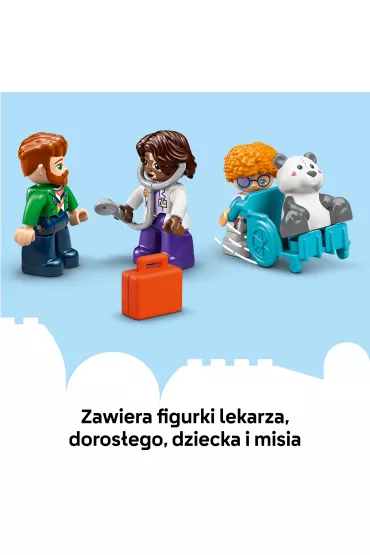 LEGO DUPLO Town Pierwszy raz: Wizyta u lekarza 10449