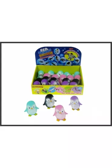 Pingwinek z groszkiem 8 cm