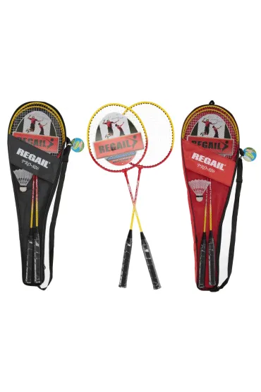 Badminton metalowy plus lotka w pokrowcu mix MEGA CREATIVE 55362