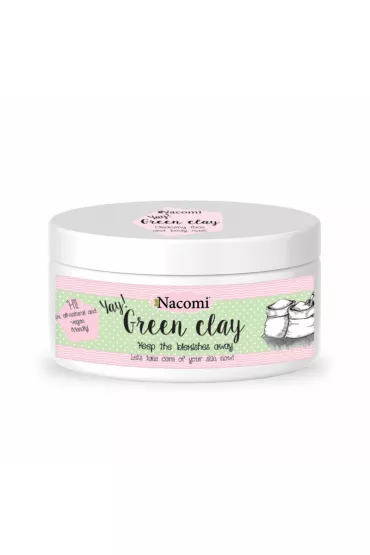 Nacomi Green Clay zielona glinka nawil�aj�ca 65 g