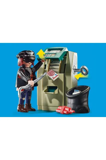 Playmobil City Action Policyjny motor: Po�cig za przest�pc�