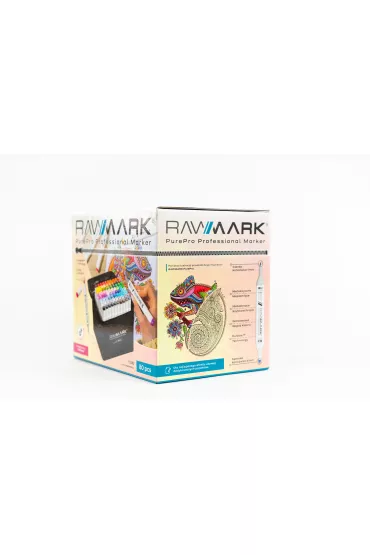 Rawmark Promarkery alkoholowe purePRO 80 kolor�w + etui 80 szt.
