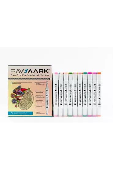 Rawmark Promarkery alkoholowe purePRO 80 kolor�w + etui 80 szt.