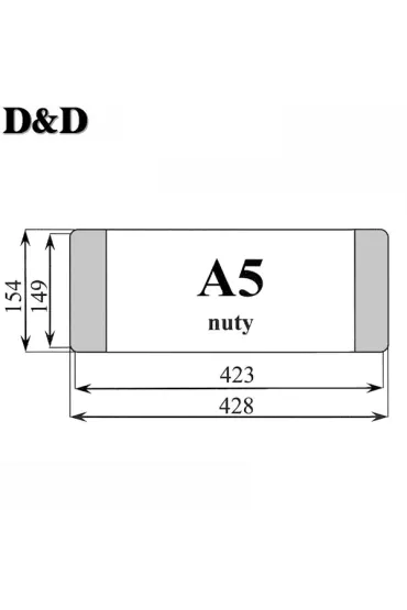 D&d Ok�adka na zeszyt do nut A5 25 szt.