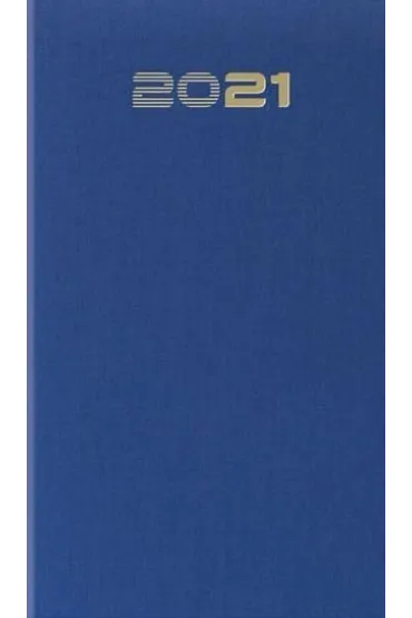 Kalendarz 2021 Tygodniowy niebieski
