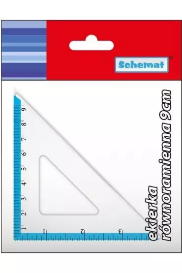 Schemat Ekierka r�wnoramienna 9 cm