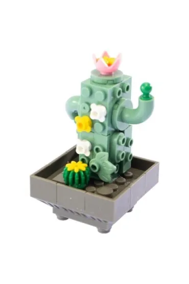 Klocki Mini Kwiaty Kaktus 136el