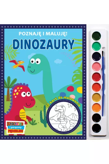 Poznaj� i maluj�. Dinozaury - Anna Ba�kowska-Lach 