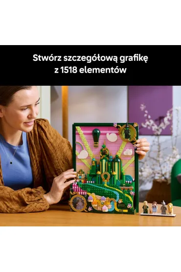 LEGO Wicked Obraz Emerald City 75685