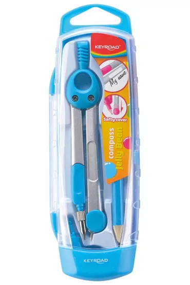 Keyroad Cyrkiel Jelly-Bean metalowy w etui