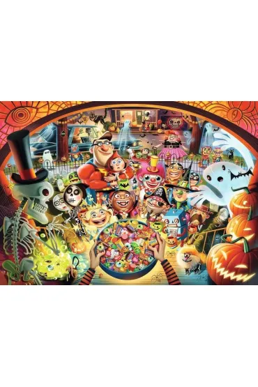 Puzzle 1000 el. 2D Cukierek albo psikus Ravensburger
